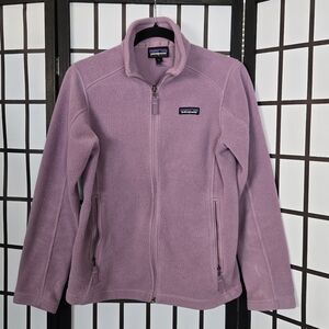 Patagonia Lavander Synchilla Fleece Gorpcore Granola Girl Full Zip Jacket
